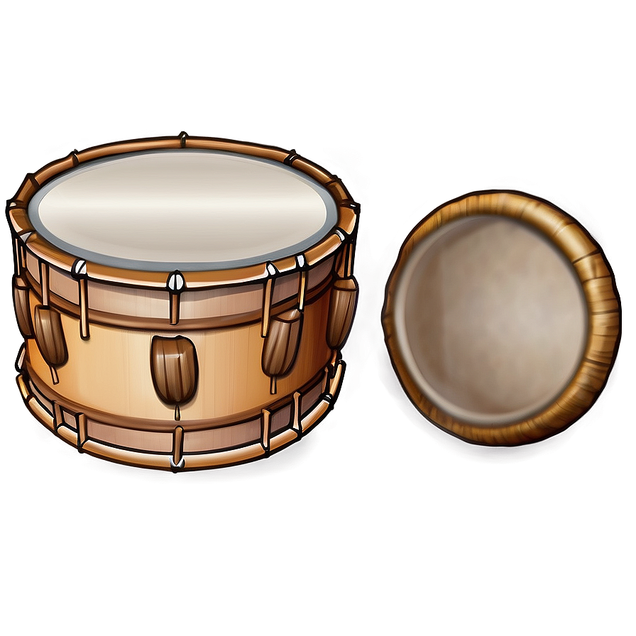 Hand Drum Illustration Png Bbq46