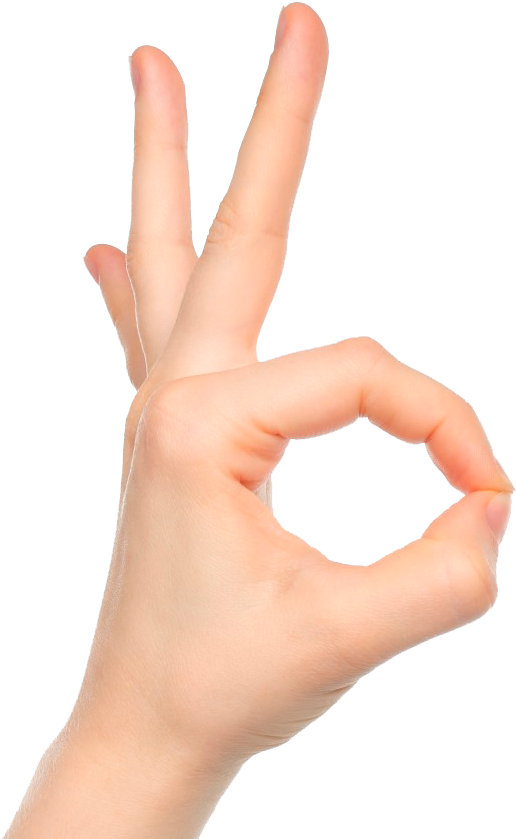Signo De La Mano Ok , Png Download - Signo Ok Con La Mano, Transparent Png PNG with transparent background