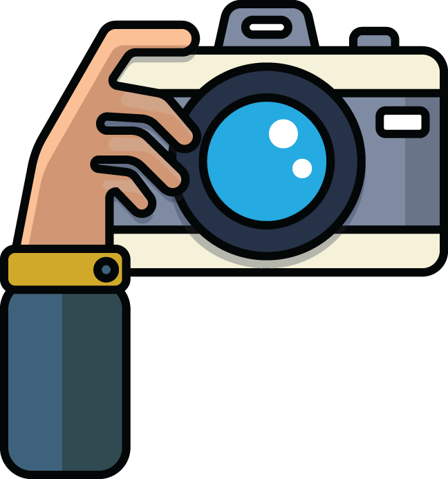 Hand Holding Camera Icon