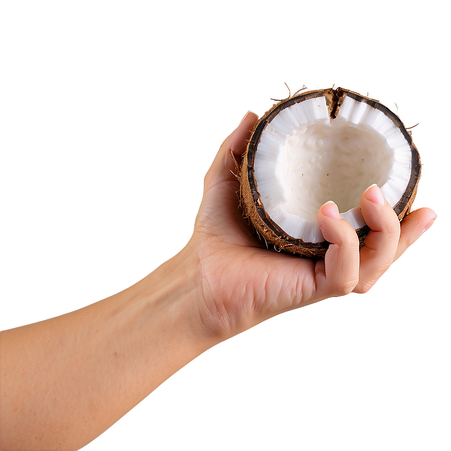 Hand Holding Coconut Png Wlc60