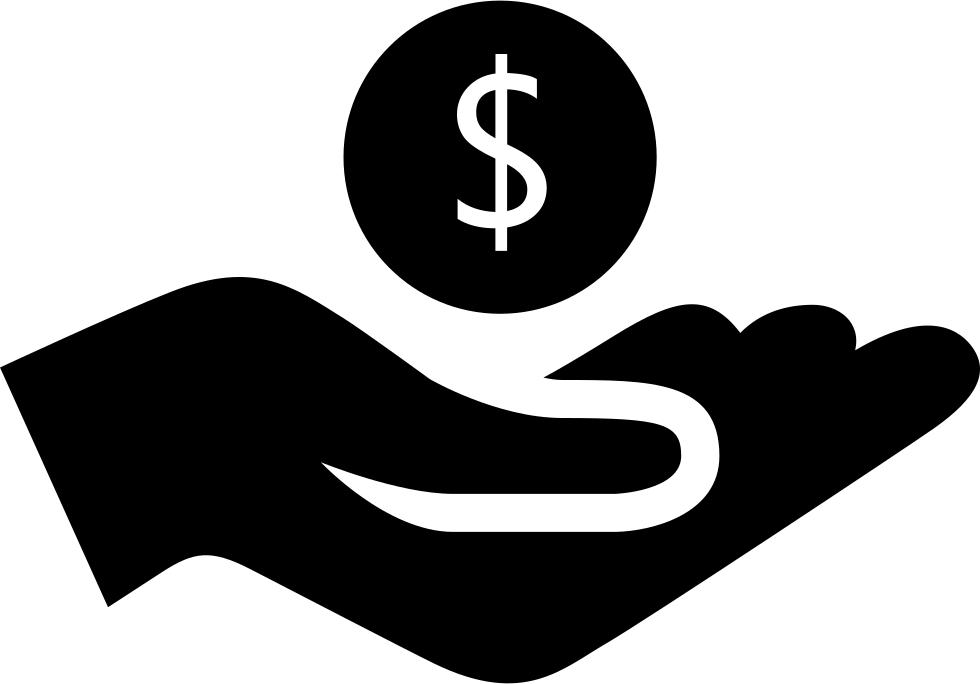 Hand Holding Dollar Sign Icon