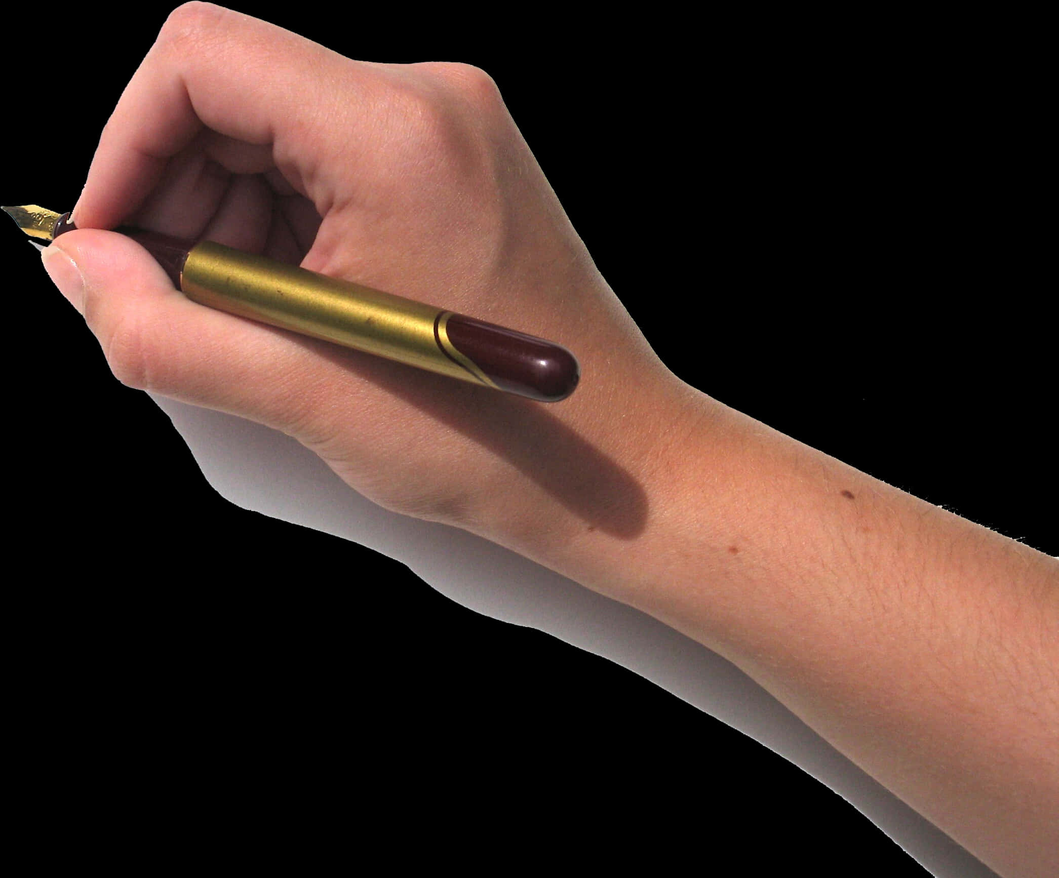 Paper Handwriting Take In - Hand Writing With Pen Png, Transparent Png PNG with transparent background