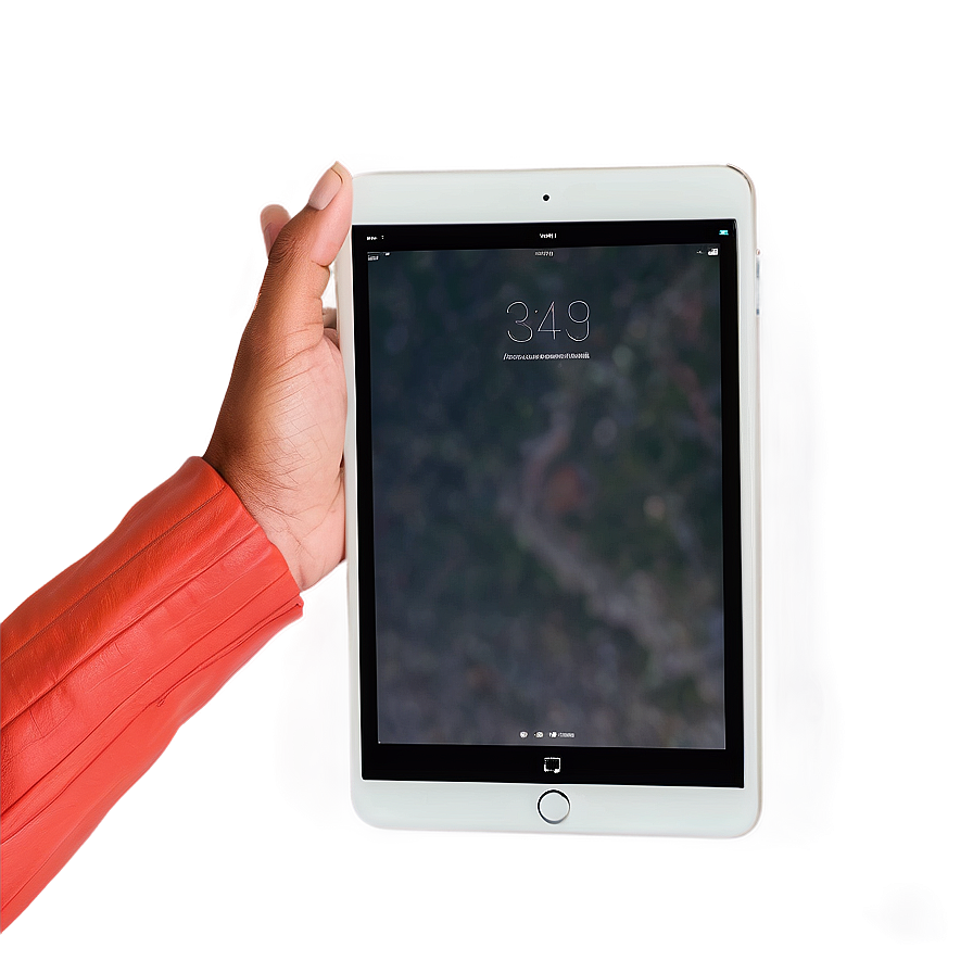 Hand Holding Ipad Mini Png 48