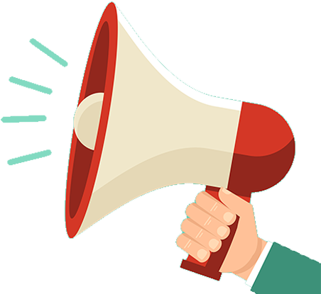 Hand With Megaphone Png, Transparent Png PNG with transparent background
