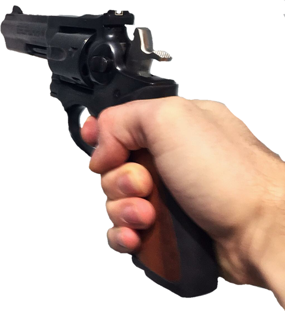 Hand Holding Pistol