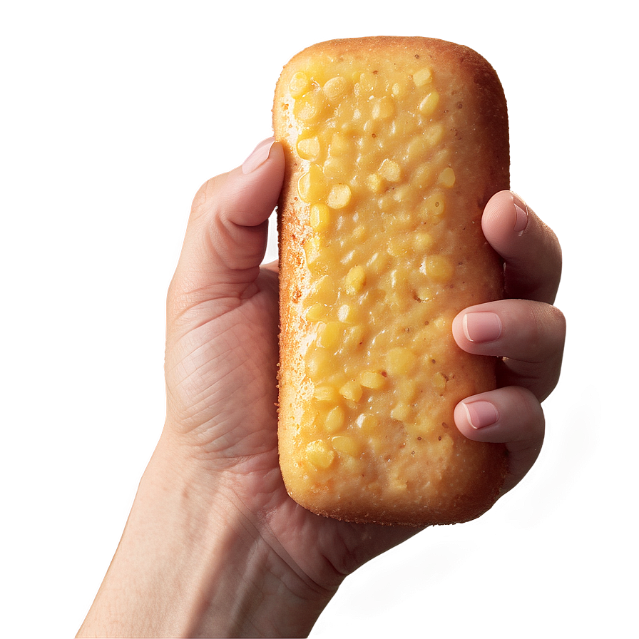 Hand Holding Twinkie Snack Cake