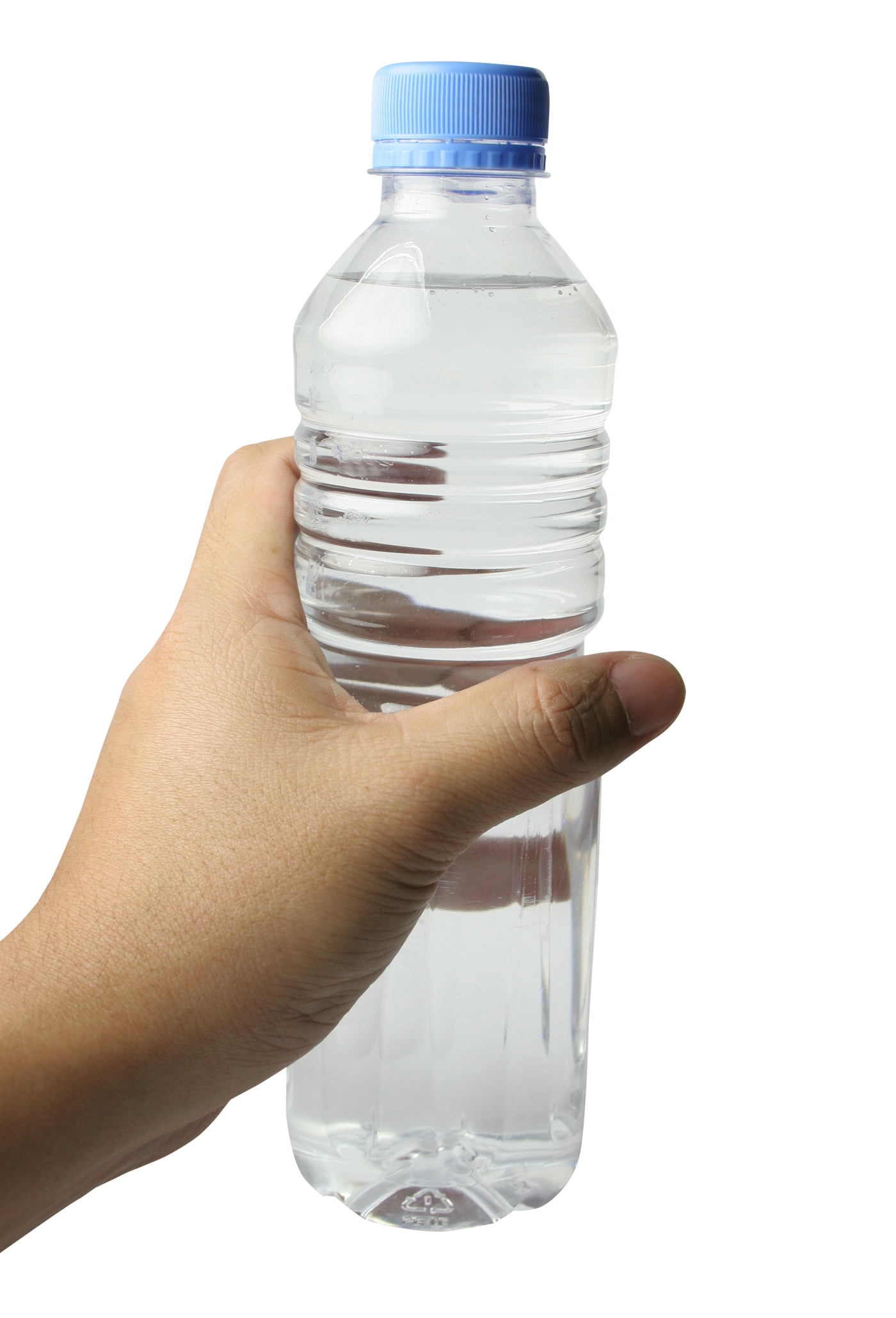 Hand Holding Water Bottle