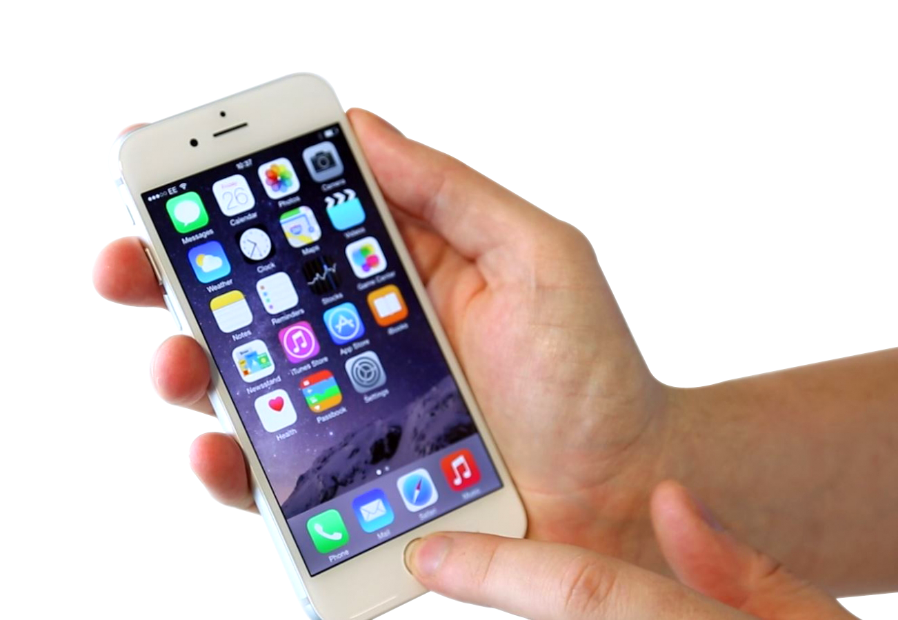 Hand Holdingi Phone Transparent Background PNG with transparent background