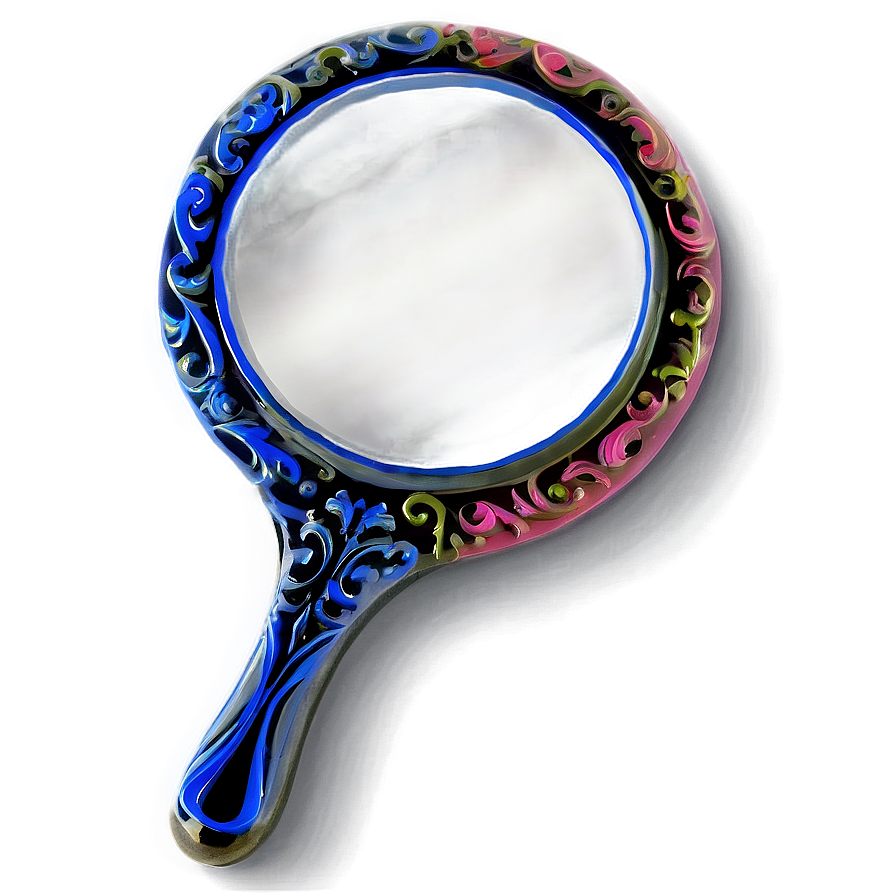 Hand Mirror With Stand Png 06212024