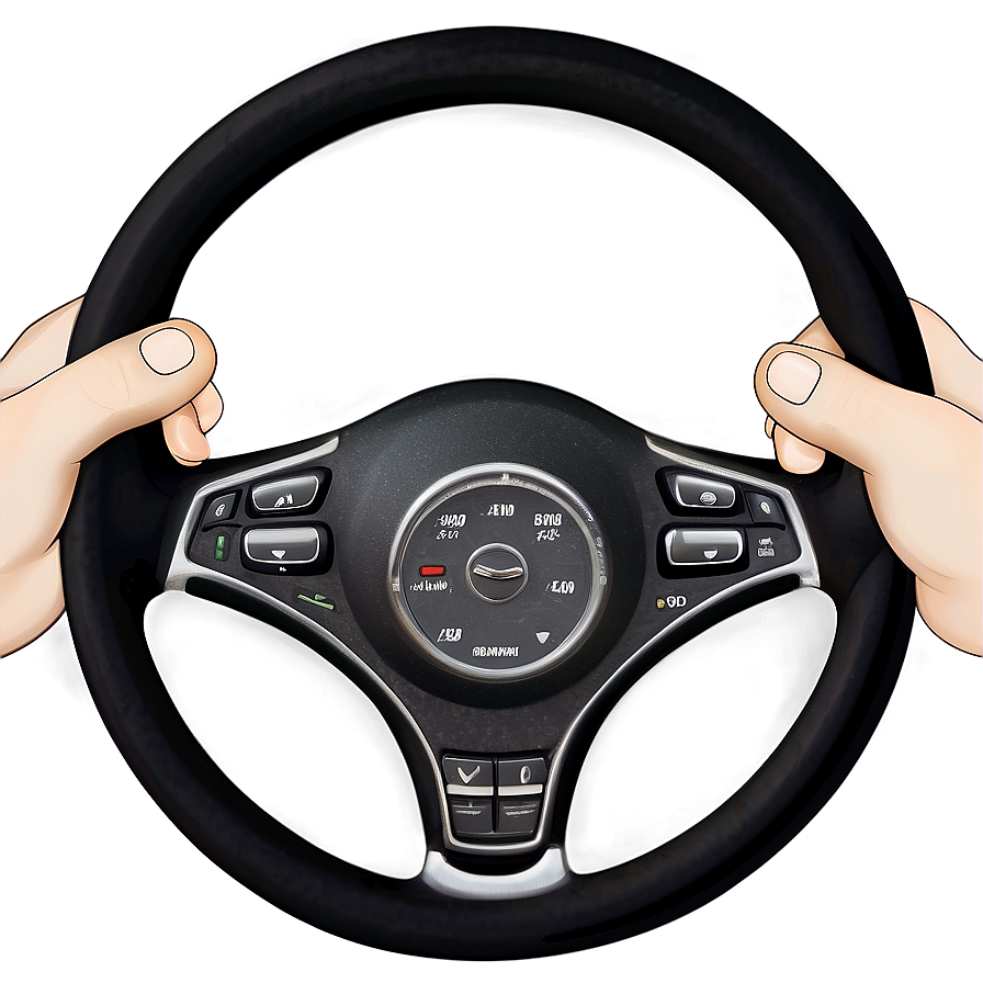 Hand on Steering Wheel PNG sqf PNG with transparent background
