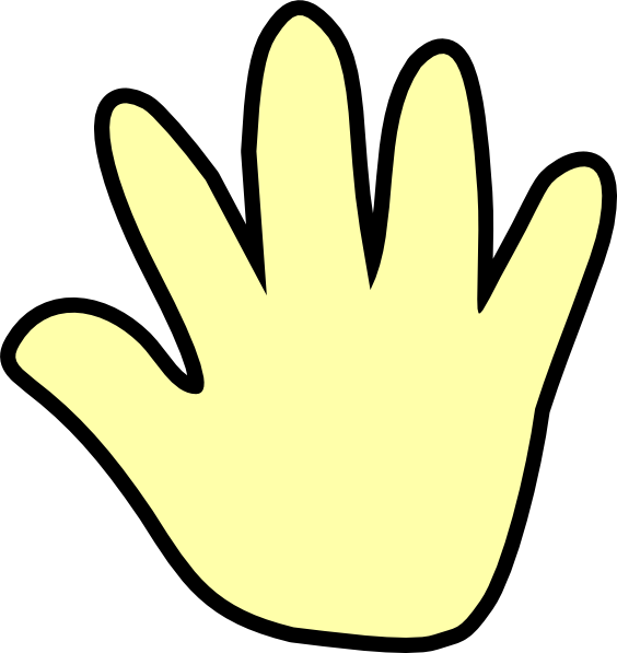 Hand Outline Clipart