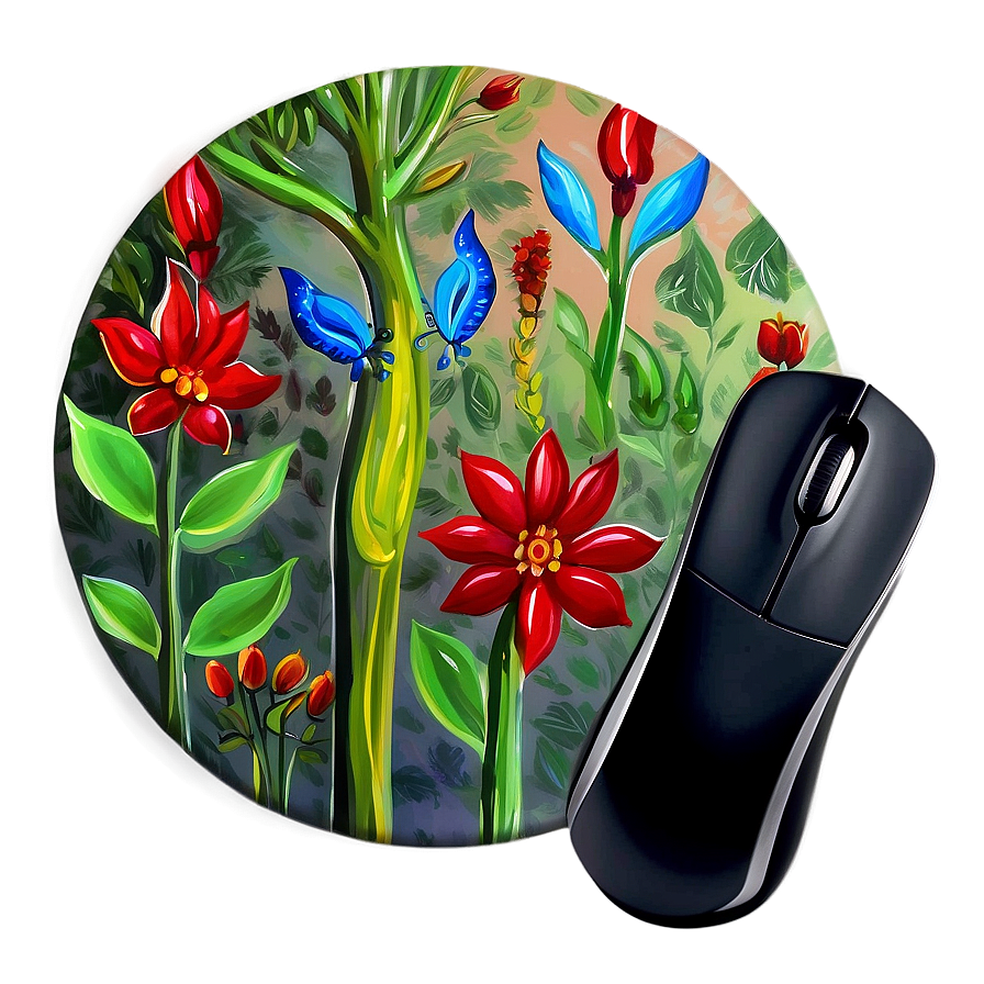 Hand-painted Art Mousepad Png Xhy