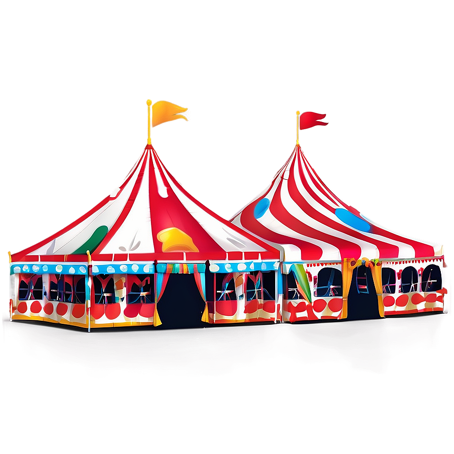 Hand-painted Carnival Tent Art Png 06282024