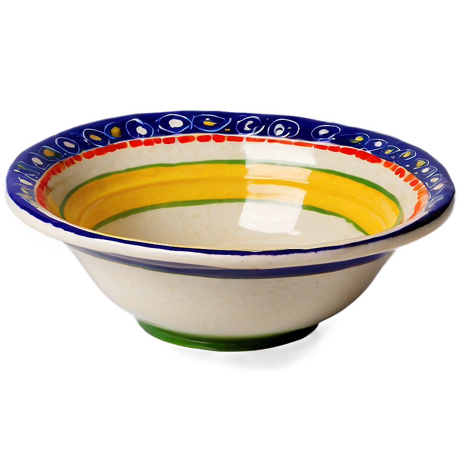 Hand-Painted Ceramic Bowls PNG vmu16 PNG with transparent background