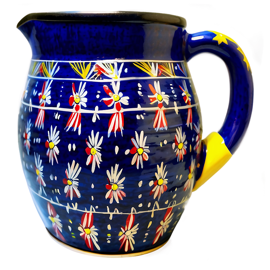 Hand-Painted Jug PNG pol27 PNG with transparent background