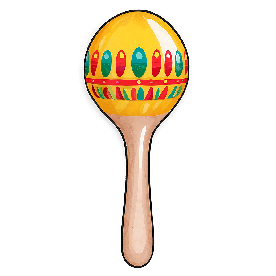 Hand-painted Maraca Png 40