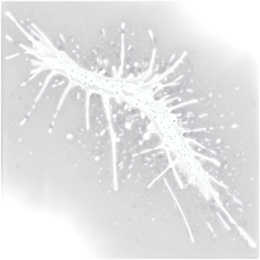 Hand-painted White Splatter Png 66