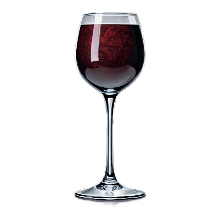 Hand-Painted Wine Glasses PNG 06212024 PNG image with a transparent background, free high-resolution download