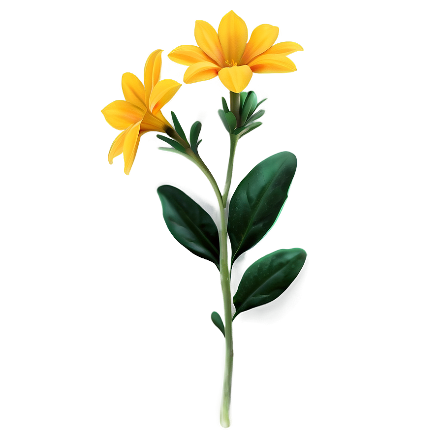 Hand-picked Yellow Flowers Png Pwq70