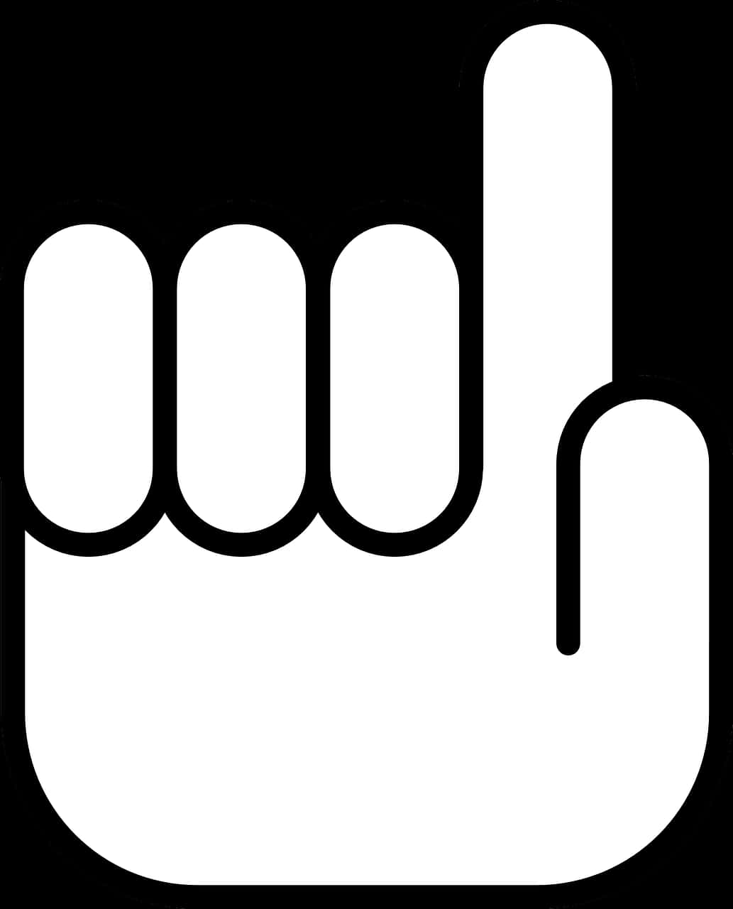 Hand Pointer Cursor Icon