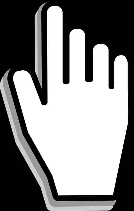 Hand Pointer Cursor Icon