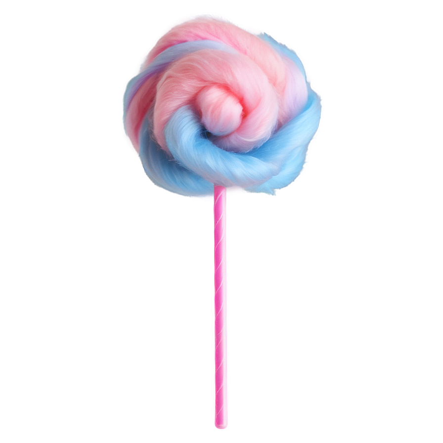 Hand-spun Cotton Candy Art Png Hih