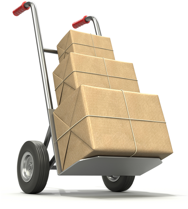 Of Transport,cart,package Delivery,automotive Wheel - Shipping Product, HD Png Download PNG with transparent background