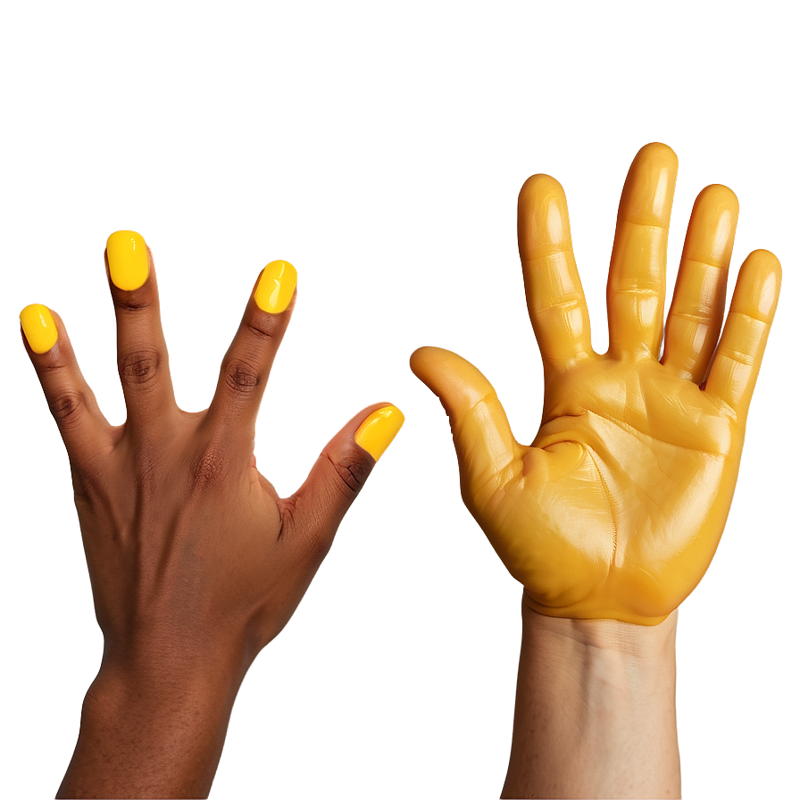 Hand With Fingers Splayed Emoji Png Tgs57