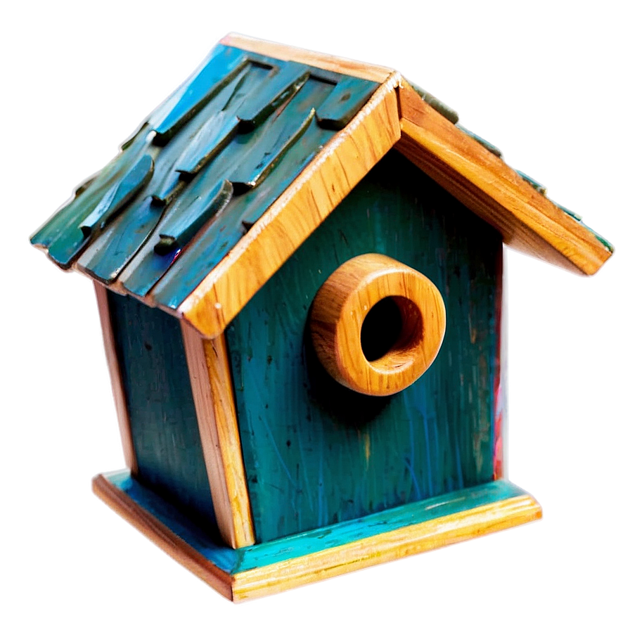 Handcrafted Birdhouse Png Gdi57