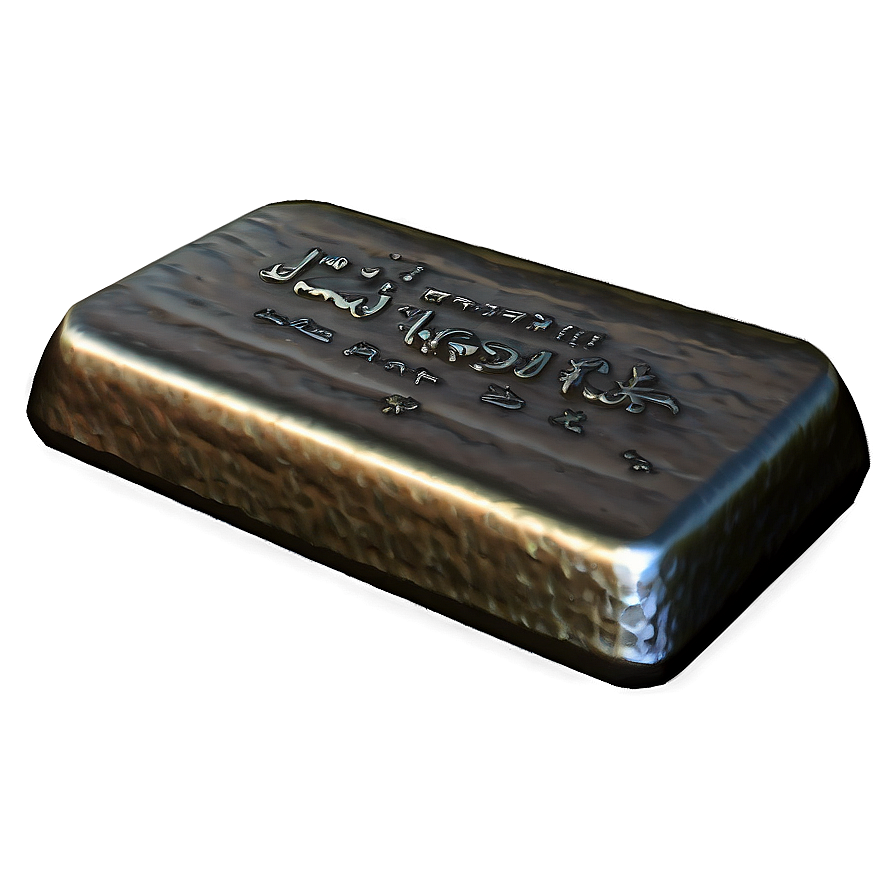 Handcrafted Iron Ingot Png Ohv49