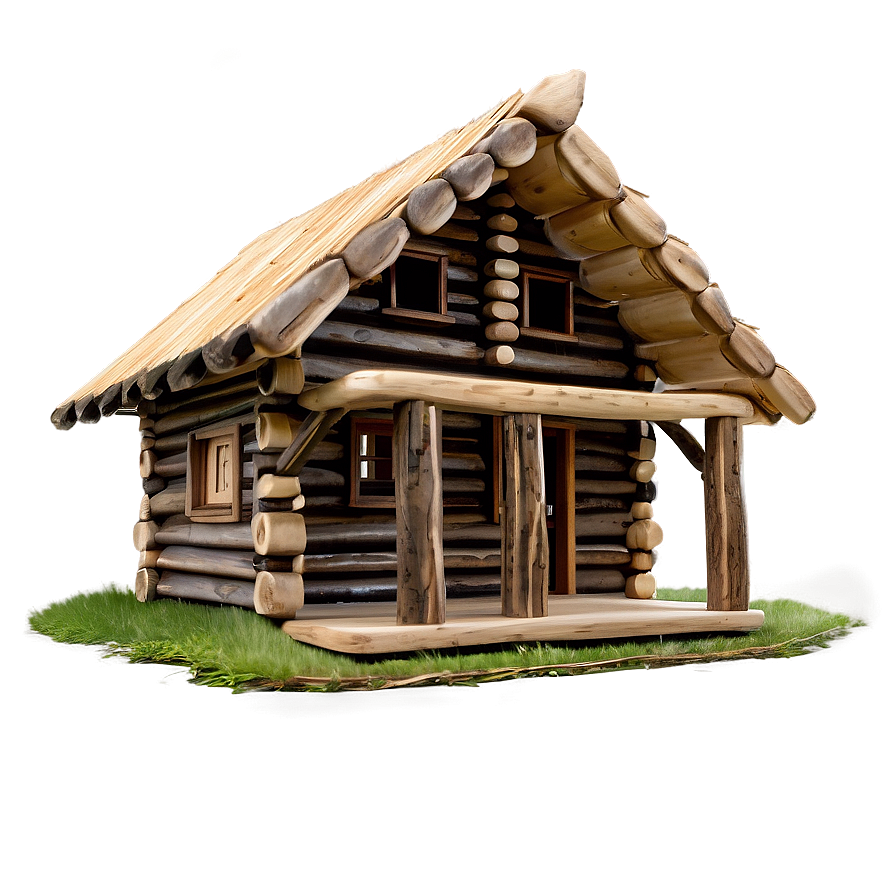 Handcrafted Log Cabin Png 05242024