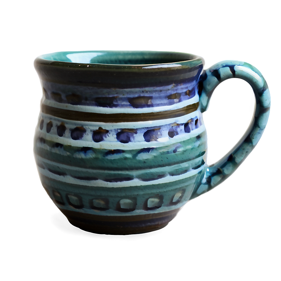 Handcrafted Pottery Mug Png 21