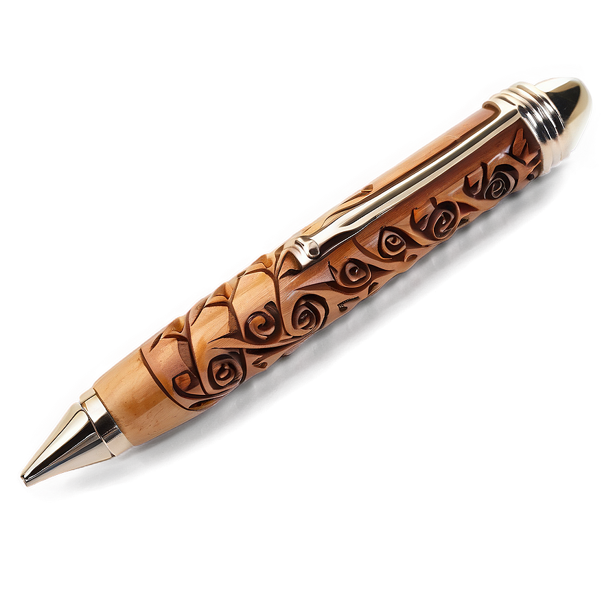 Handcrafted Wooden Pen Png 05252024