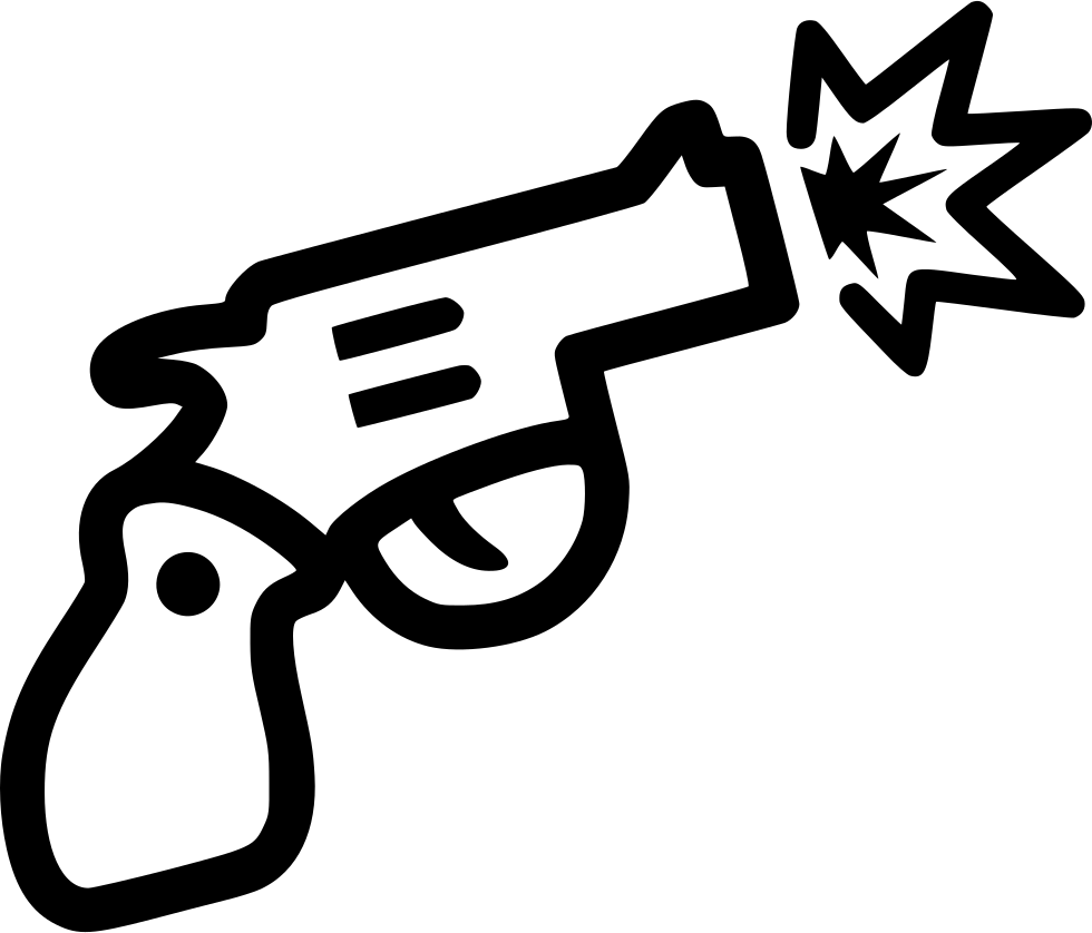 Handgun Silhouette Vector