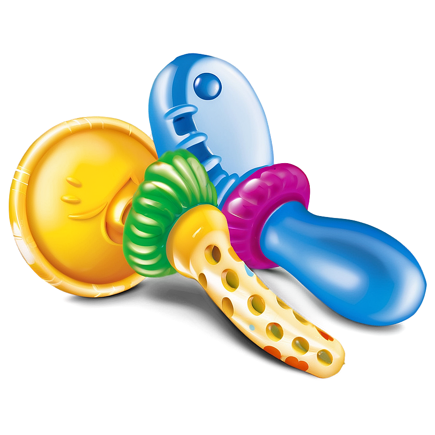 Handheld Baby Rattle Png 06202024