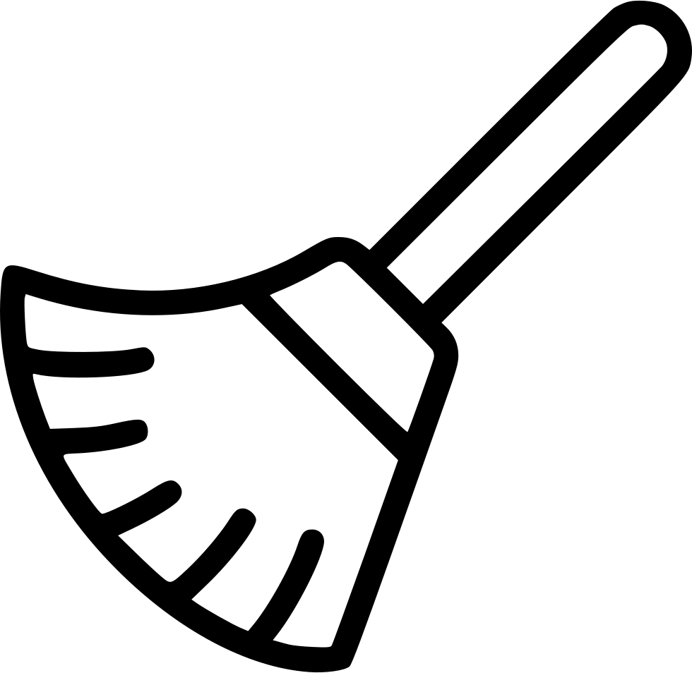 Broom Clear Clean Tool - Icon Cleaning Broom Png, Transparent Png PNG with transparent background