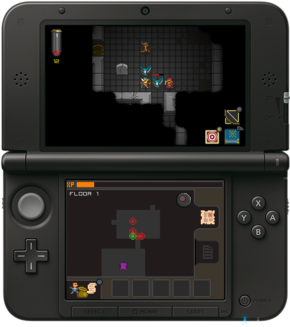 Handheld Gaming Consolewith Dungeon Game