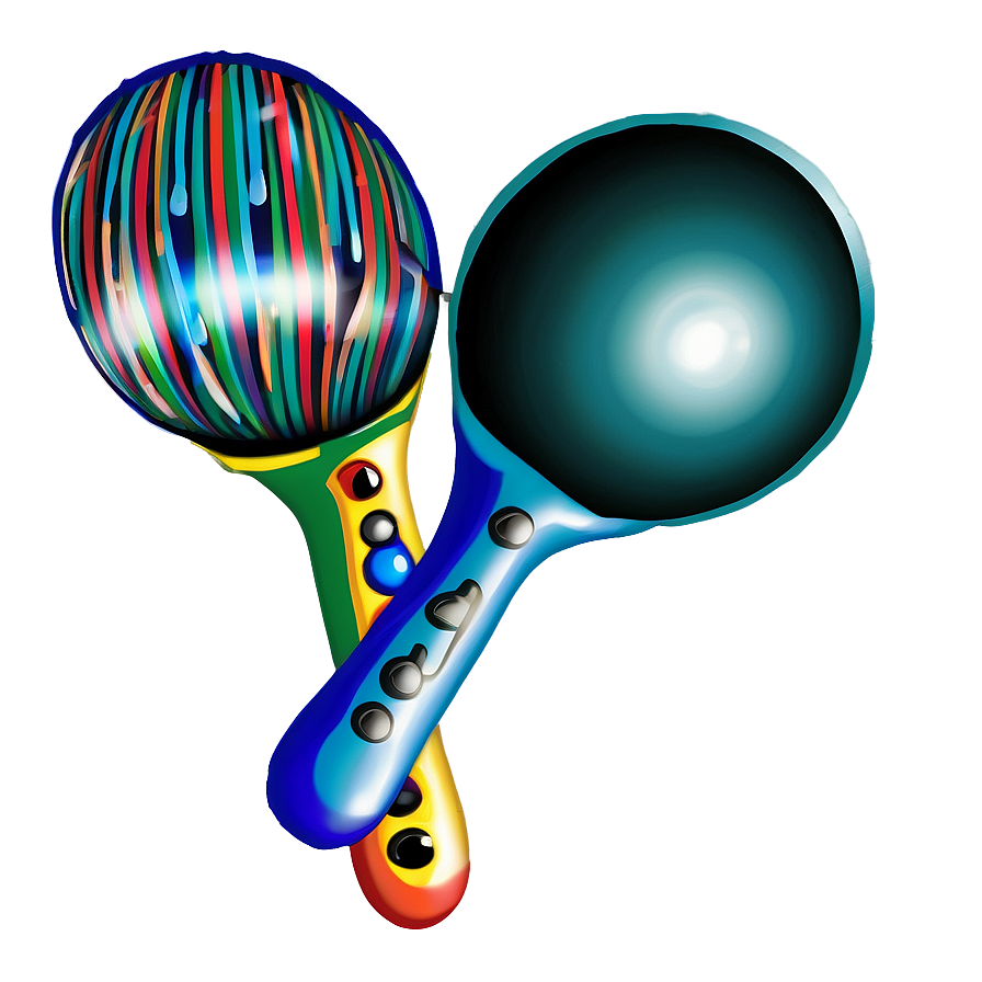 Handheld Maraca Graphic Png 06122024