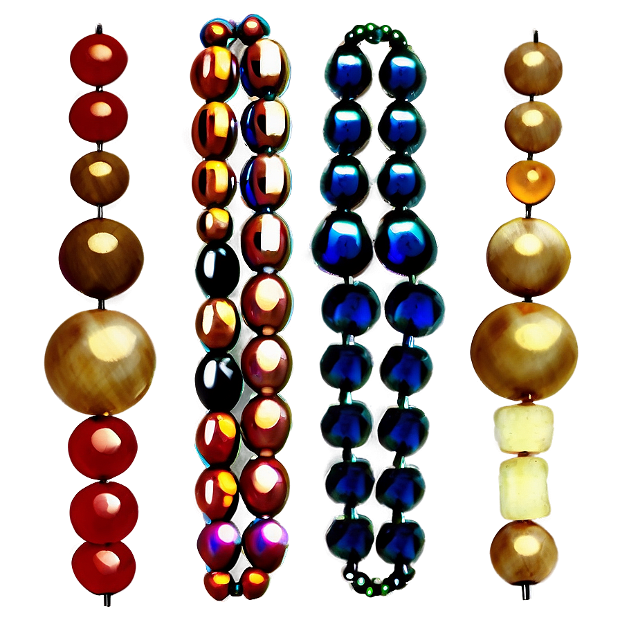 Handmade Beads Assortment PNG esl82 PNG with transparent background