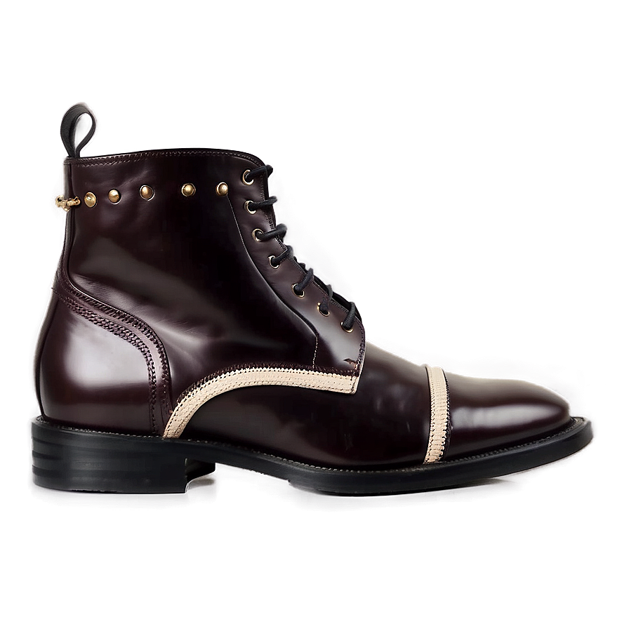 Handmade Leather Boot Png 06132024