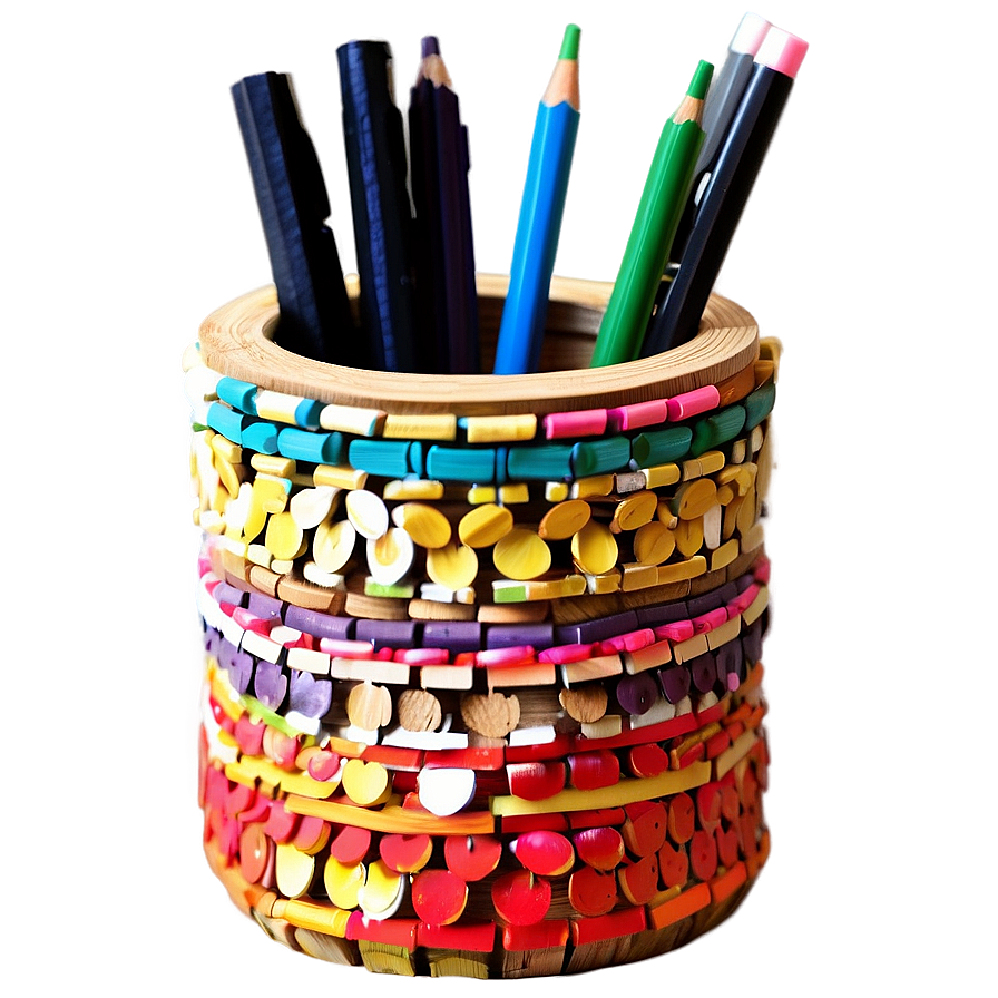 Handmade Pencil Holder Png 83