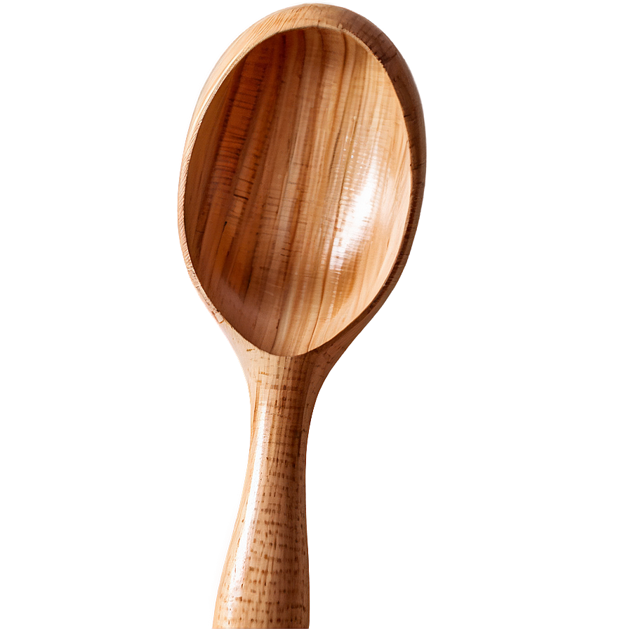 Handmade Wooden Spoon Png 06132024