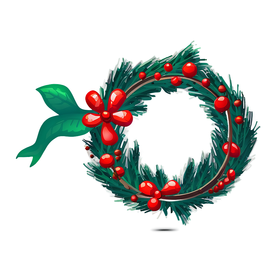 Handmade Wreath Png 8