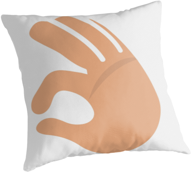 Handprint Design Cushion