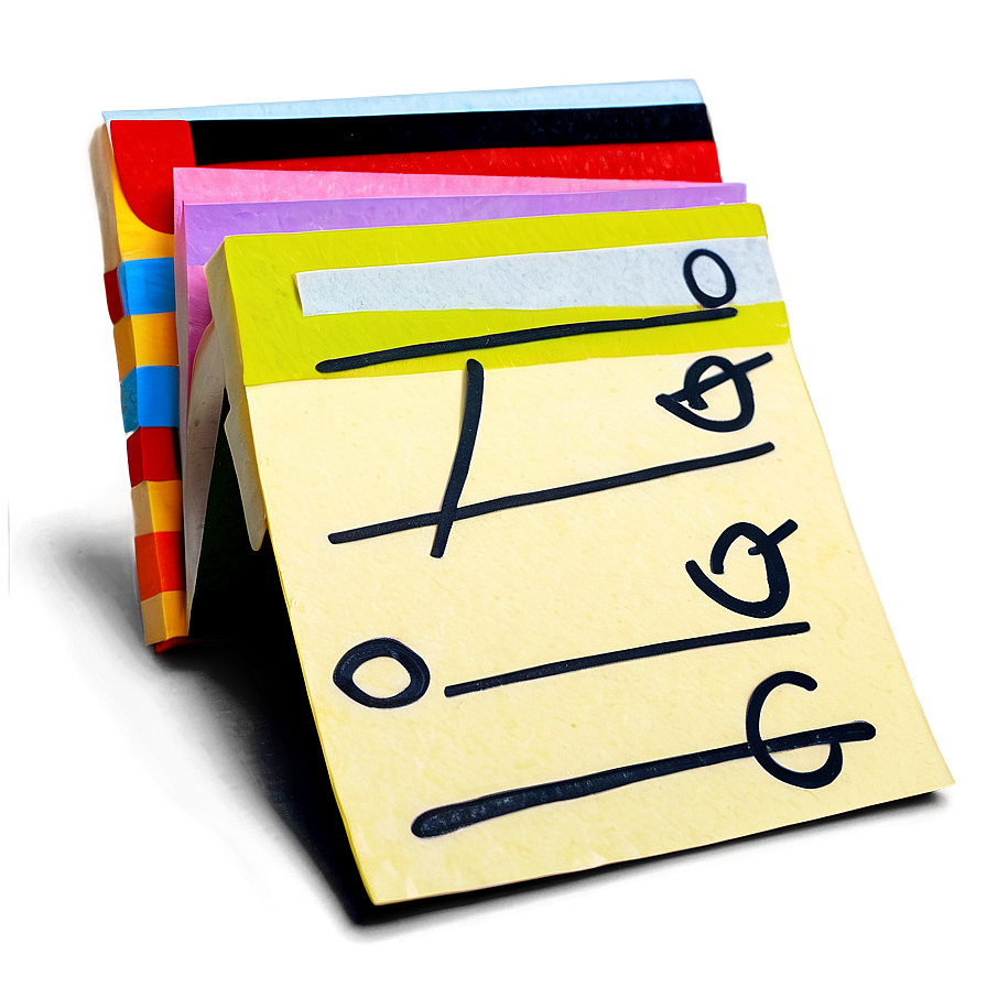 Handwritten Post It Note Png Evw