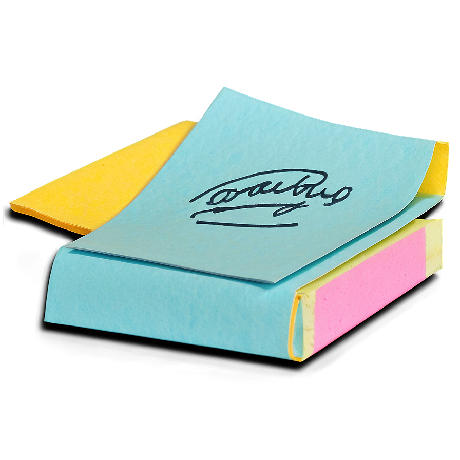 Handwritten Sticky Note PNG wlh27 PNG image with a transparent background, free high-resolution download