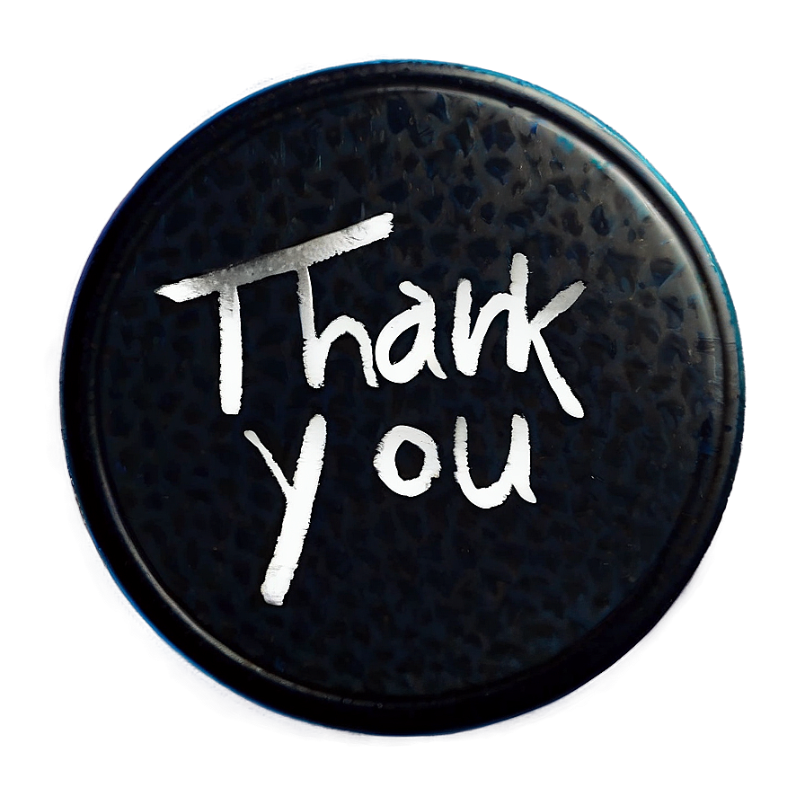 Handwritten Thank You Calligraphy PNG 06112024 PNG with transparent background