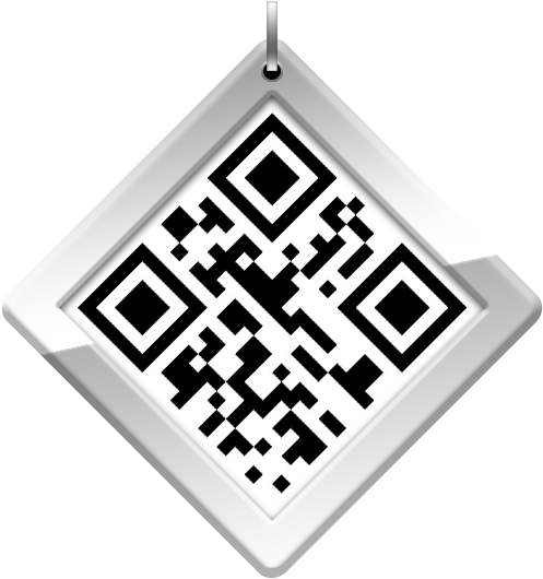 Hanging Q R Code Tag