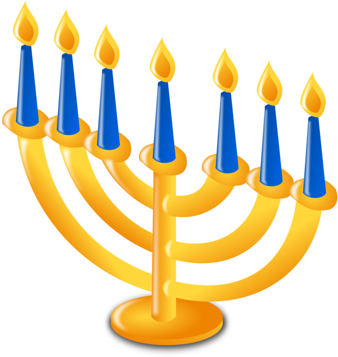 Hanukkah Menorah Illustration