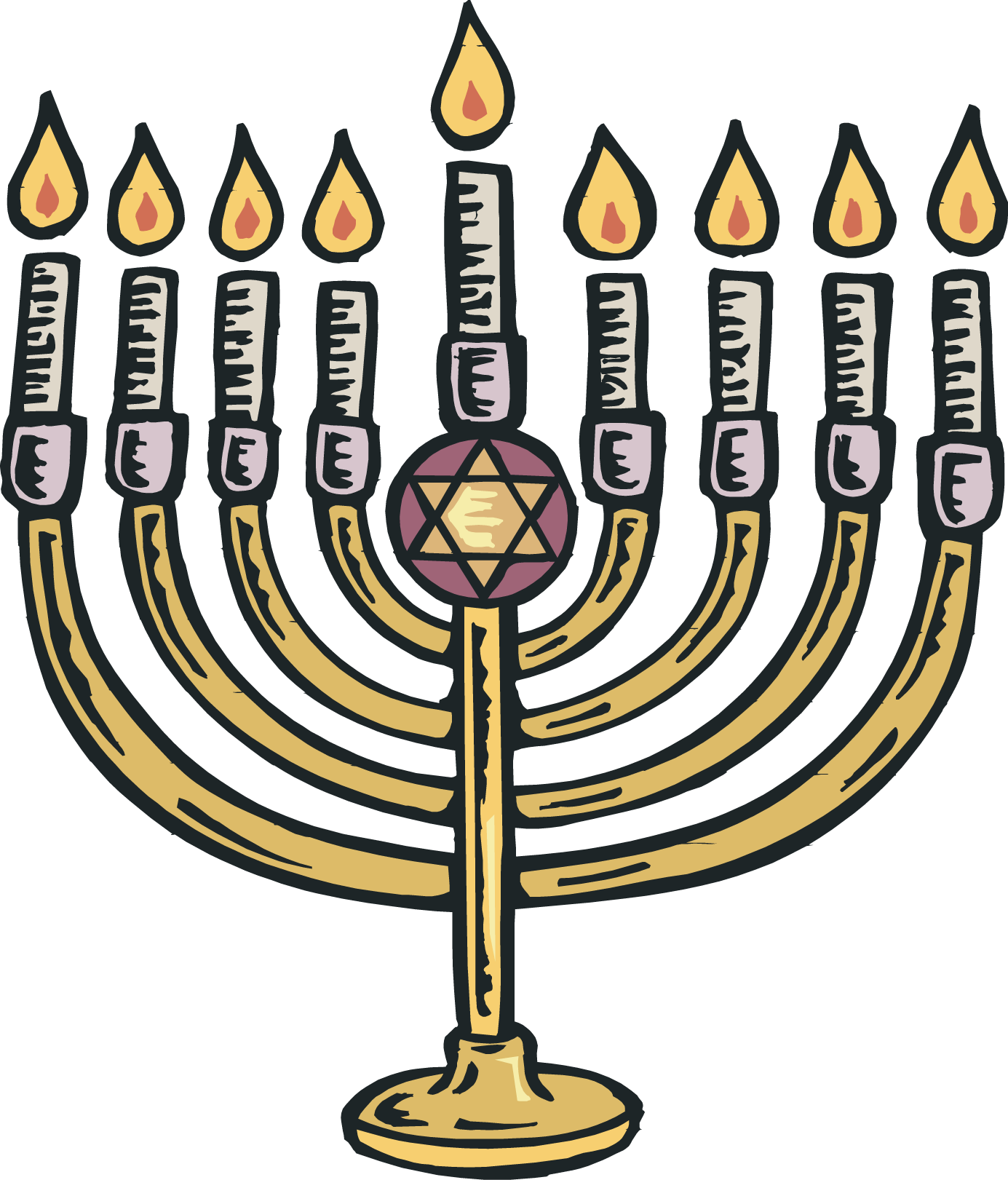 Hanukkah Png - Hanukkah Menorah Clipart, Transparent Png PNG with transparent background